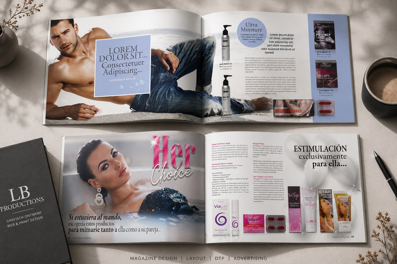 Magazines & boeken door LB-Productions